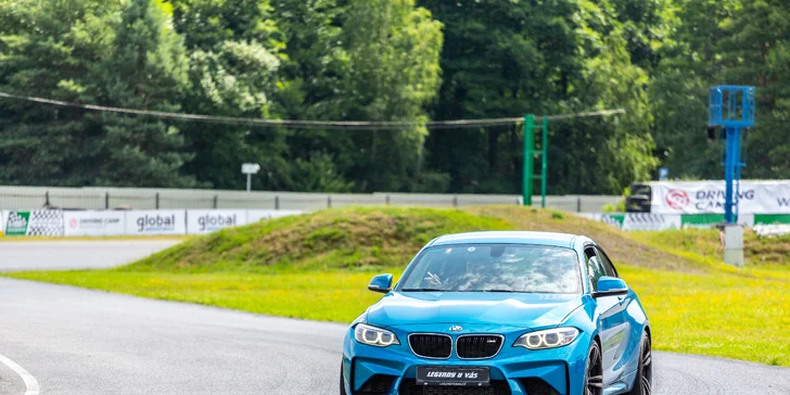 1–8 kol na závodním okruhu v Sosnové jako řidič či spolujezdec BMW M2 či Toyoty GR Yaris