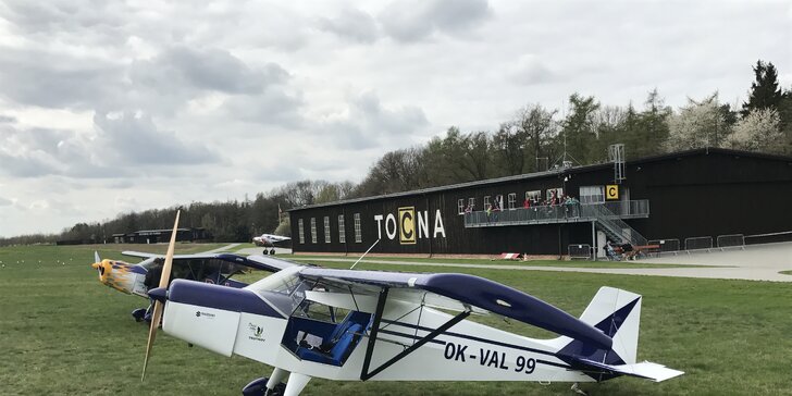 Adrenalinový let moderním českým letadlem Tulák i s video záznamem
