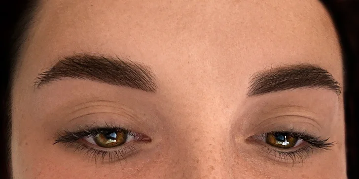Permanentní make-up rtů nebo obočí pudrovou metodou