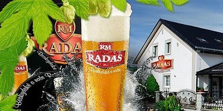 Jedinečná prohlídka pivovaru RADAS s ochutnávkou piva, které chutná jako tenkrát v Nošovicích