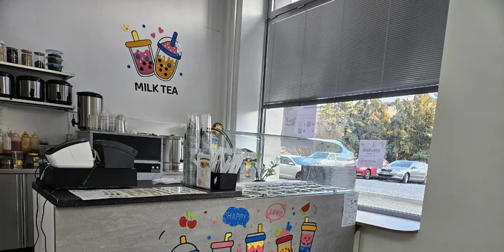 Bubble tea podle výběru z 23 druhů: 500 či 700 ml pro 1 nebo 2 osoby
