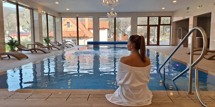 Pobyt v krásném prostředí 15 km od Bojnického zámku: polopenze, nový wellness i láhev vína