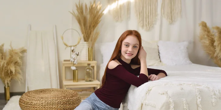 Profi focení: 5-10 upravených fotografií i hodinový pronájem ateliéru s možností fotografa