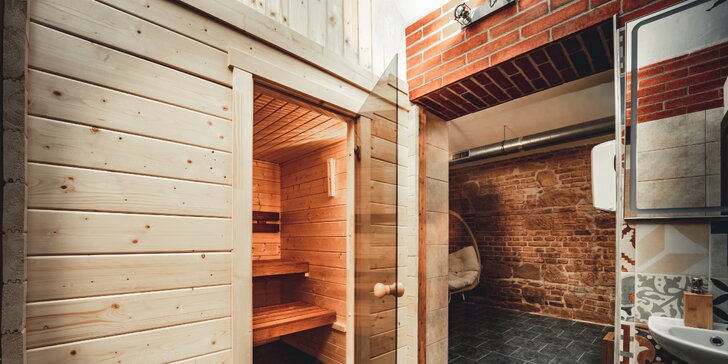 90-120min. privátní wellness: finská sauna i ochlazovací kýbl