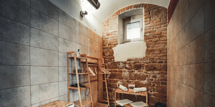 90-120min. privátní wellness: finská sauna i ochlazovací kýbl