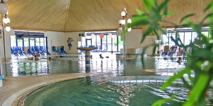 Rodinný relax ve slovinských termálech Terme Banovci: sauna, termální bazény i snídaně, 2 děti zdarma