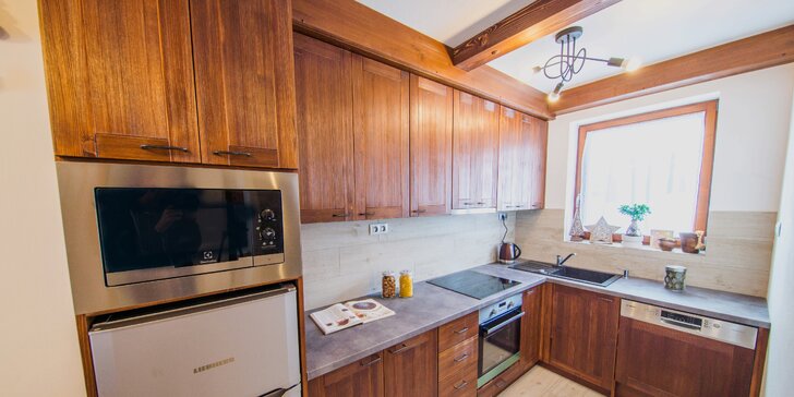 Pohoda v Beskydech: krásné apartmány s plně vybavenou kuchyňkou až pro 6 osob