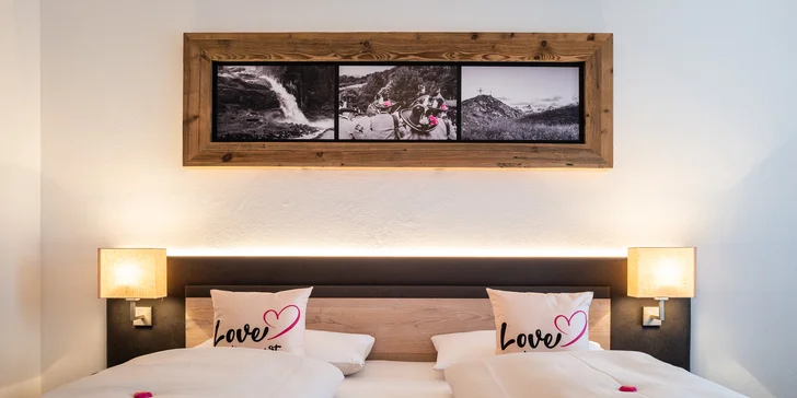 Vysoké Taury: krásný hotel přímo u Zillertal Areny s polopenzí a wellness