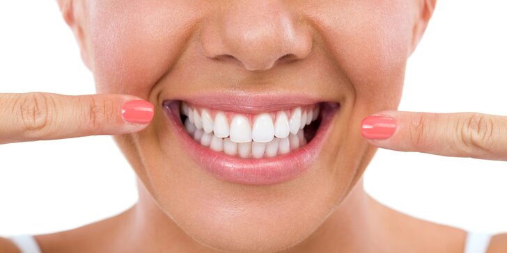 30–60 min. dentální péče: odstranění zubního kamene vč. air flow i fluoridace zubů