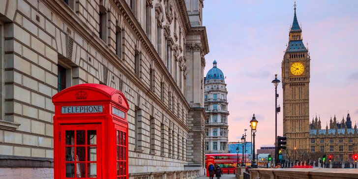 Zájezd do Londýna: prohlídka města, ateliéry Harryho Pottera i 1 noc v hotelu se snídaní