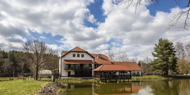 Pohádková dovolená v krajině Novohradských hor s polopenzí i vířivkou