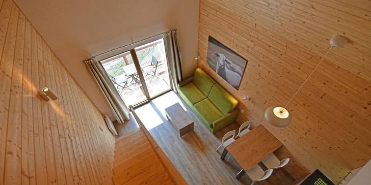 Apartmán na Dolní Moravě až pro 4 osoby: chata uprostřed přírody, hřiště, wellness a atrakce v okolí