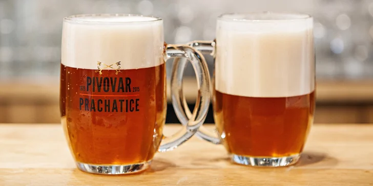 Prohlídka Pivovaru Prachatice s ochutnávkou pro 1–4 osoby