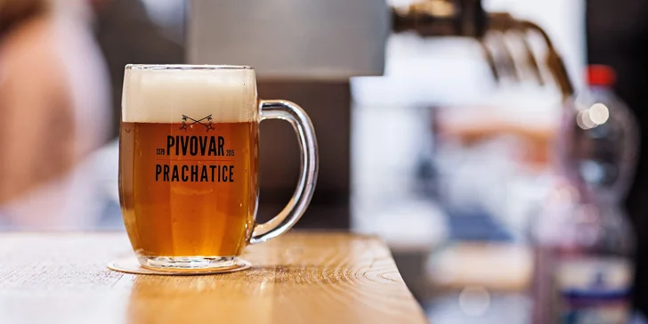 Prohlídka Pivovaru Prachatice s ochutnávkou pro 1–4 osoby