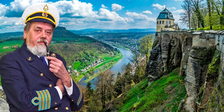 Z Prahy na hrad Königstein a do lázeňského města Kurort Rathen, podvečerní plavba lodí, večere a průvodce po celý den
