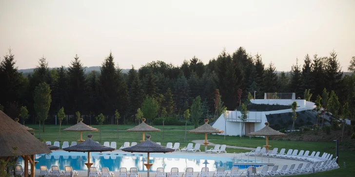 Maďarský Körmend: 4* resort s termálními bazény, saunami a polopenzí pro páry i rodiny, noc zdarma