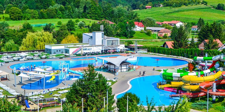 S rodinou do Chorvatska: 4* hotel s polopenzí, termální bazény, aquapark a 2 děti zdarma