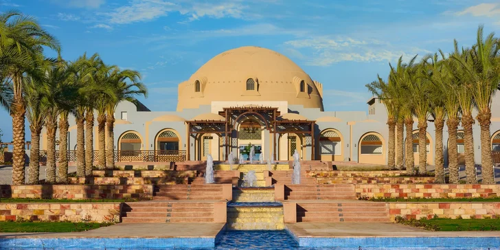 Letecky do Egypta: Hotel Lazuli and Resort***** s vlastní pláží, bazény i aquaparkem, all inclusive v ceně