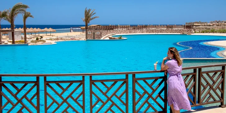 Letecky do Egypta: Hotel Lazuli and Resort***** s vlastní pláží, bazény i aquaparkem, all inclusive v ceně