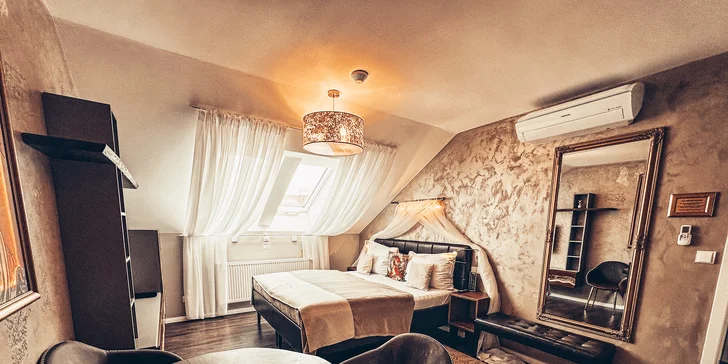 S láskou do Prahy: 4* hotel v centru, snídaně, láhev sektu i romanticky vyzdobený pokoj