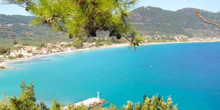 Letecký zájezd na řecký ostrov Thassos: Studia Suzie s bazénem, bez stravy, 230 metrů od pláže