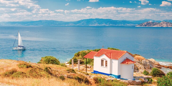 Letecký zájezd na řecký ostrov Thassos: Studia Suzie s bazénem, bez stravy, 230 metrů od pláže