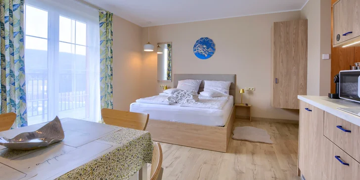 Apartmán v horské vesnici Lasówka: apartmán pro 3 až 6 osob, hodina v sauně, výlety
