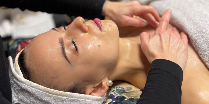 Gua sha i omlazující liftingová masáž proti vráskám i povadlým konturám: 60 minut