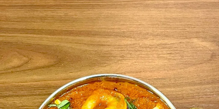Otevřené vouchery na jídlo v hodnotě 600 nebo 1200 Kč do indické restaurace Royal Indian