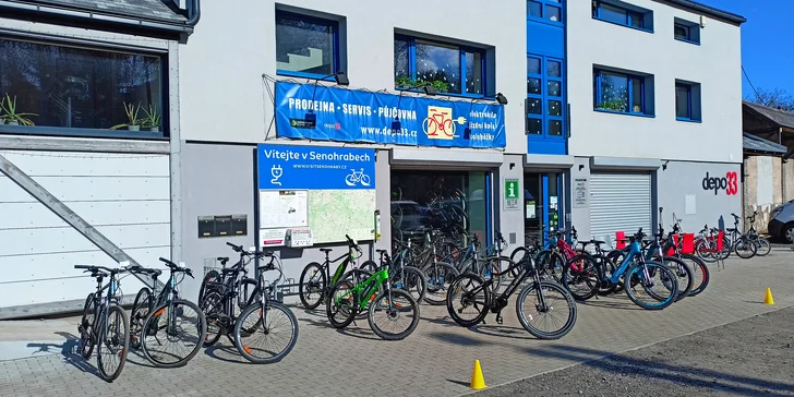 Zapůjčení elektrokola či dětské e‑motorky na 4 hod. i celý den