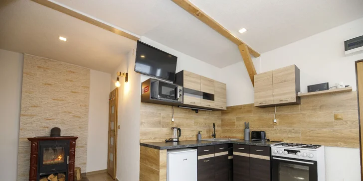 Až 8 dní pohody přímo u Lipna: vybavený apartmán s kuchyňkou a půjčením kol