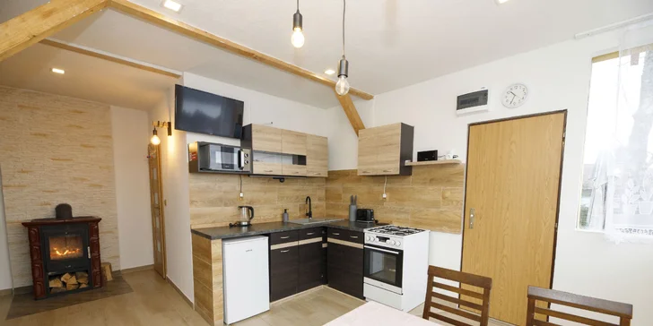 Až 8 dní pohody přímo u Lipna: vybavený apartmán s kuchyňkou a půjčením kol