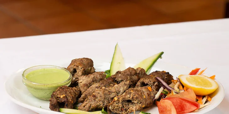 Otevřené vouchery na jídlo v hodnotě 600 nebo 1200 Kč do indické restaurace Royal Indian