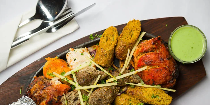 Otevřené vouchery na jídlo v hodnotě 600 nebo 1200 Kč do indické restaurace Royal Indian