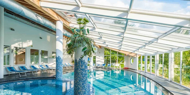 Wellness pobyt s plnou penzí v italských Alpách: hotel s bio zahradou, bazénem a spa u Terme di Levico