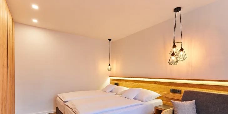 Amanita resort Sněžné**** na Vysočině: snídaně nebo polopenze, multigolf i stezka pro děti