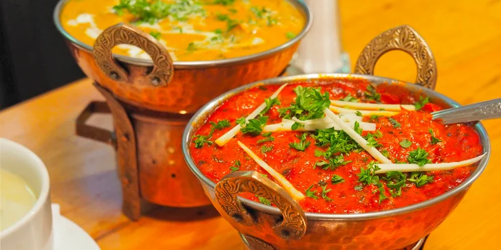 Tříchodové nepálské menu: na výběr 11 hlavních chodů vč. vegetariánských