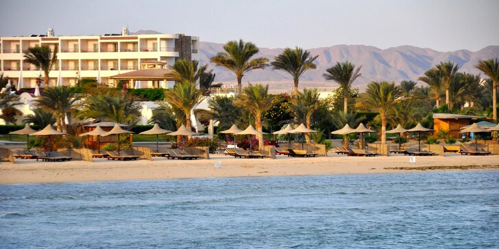 Egypt: 5* hotel Royal Brayka Beach Resort, all inclusive, dětský klub Čedog i let