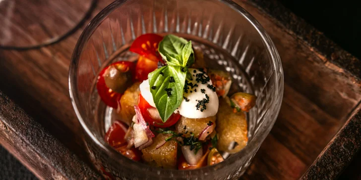 Degustační smoukované menu o 5 chodech pro 2 osoby