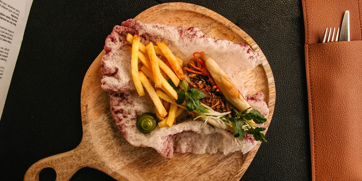 Degustační smoukované menu o 5 chodech pro 2 osoby