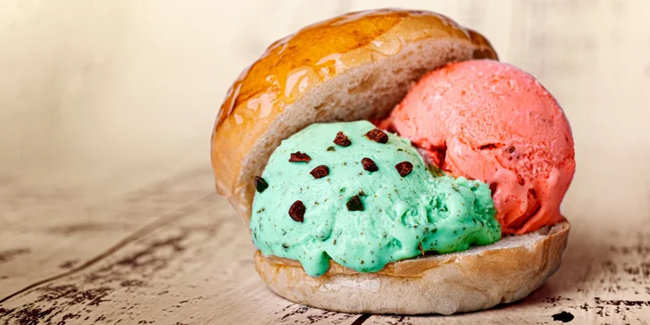 Italské gelato v domácí briošce nebo zákusek vč. nápoje dle výběru