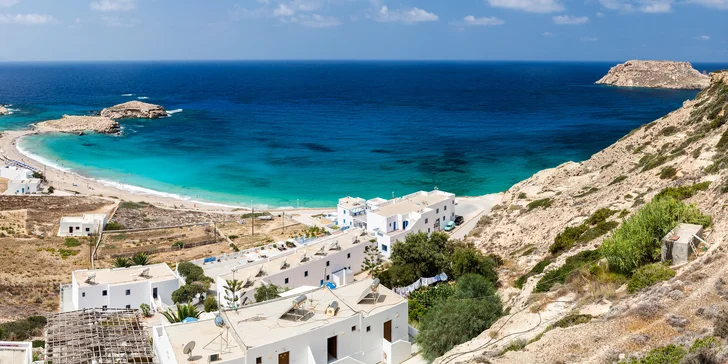 Letecký zájezd na řecký Karpathos: apartmánový dům Corali, bez stravy, 180 m od pláže