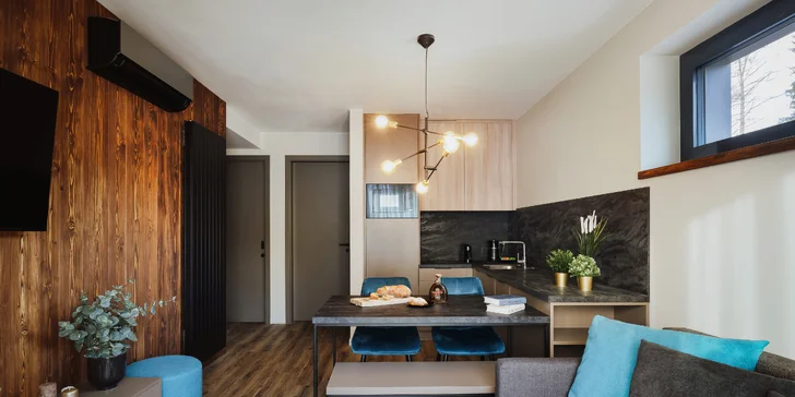 Dovolená v Krkonoších: moderně vybavené apartmány pro 2-4 osoby