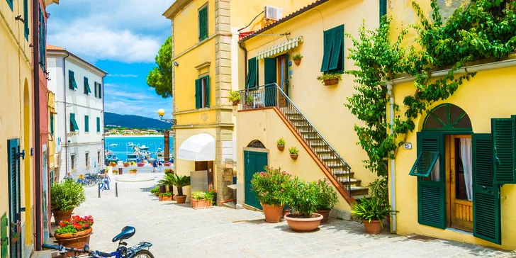 Za koupáním a poznáváním Toskánska: 3 noci, doprava busem, 3* hotel s polopenzí