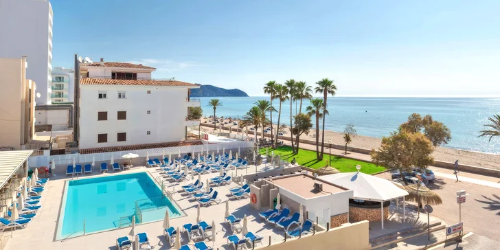 Letecky na Mallorcu: 3* hotel přímo u písčité pláže s all inclusive v ceně