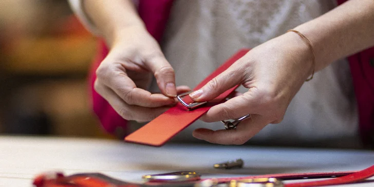 Brašnářství Tlustý: prohlídka manufaktury i workshop pout, diáře či opasku