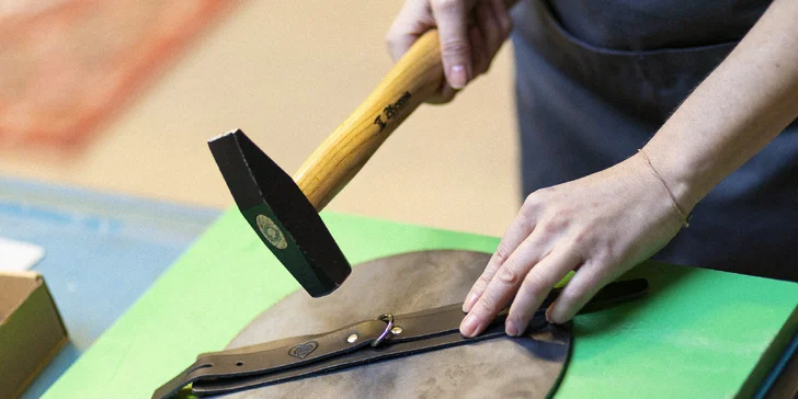 Brašnářství Tlustý: prohlídka manufaktury i workshop pout, diáře či opasku