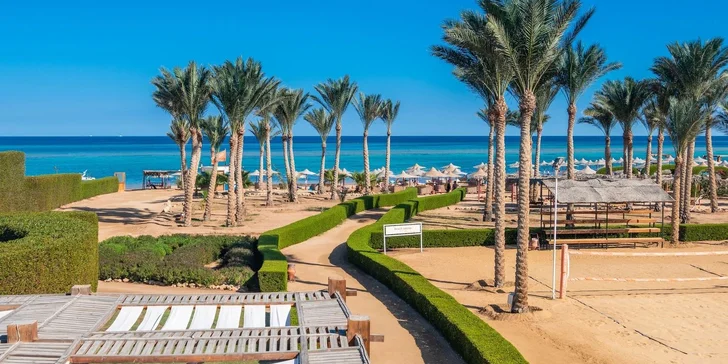 All inclusive dovolená v Egyptě: hotel Gemma Resort****+ přímo u pláže, s bazény a animačním programem