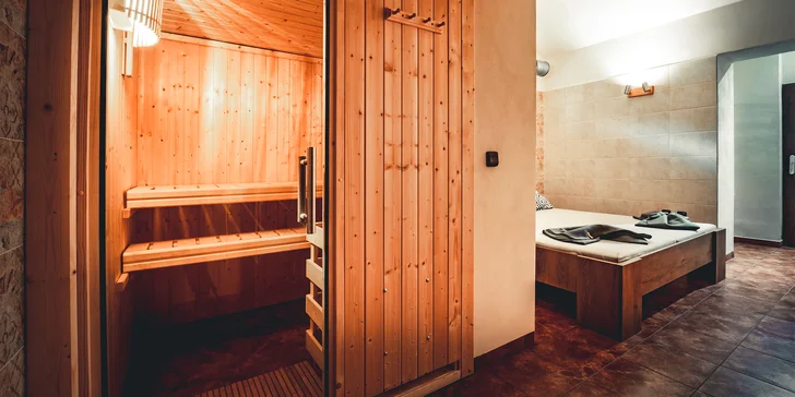 Relax pro dva: 90–120min. privátní wellness s finskou saunou