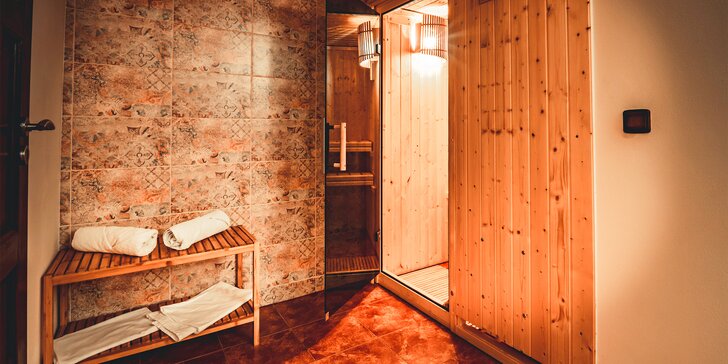Relax pro dva: 90–120min. privátní wellness s finskou saunou